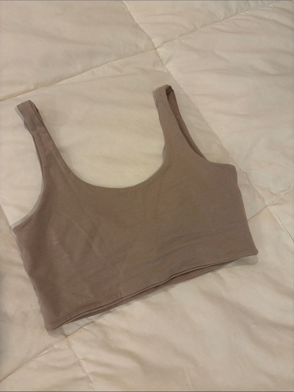 Cotton On Nude/Taupe Seamless Crop Bra